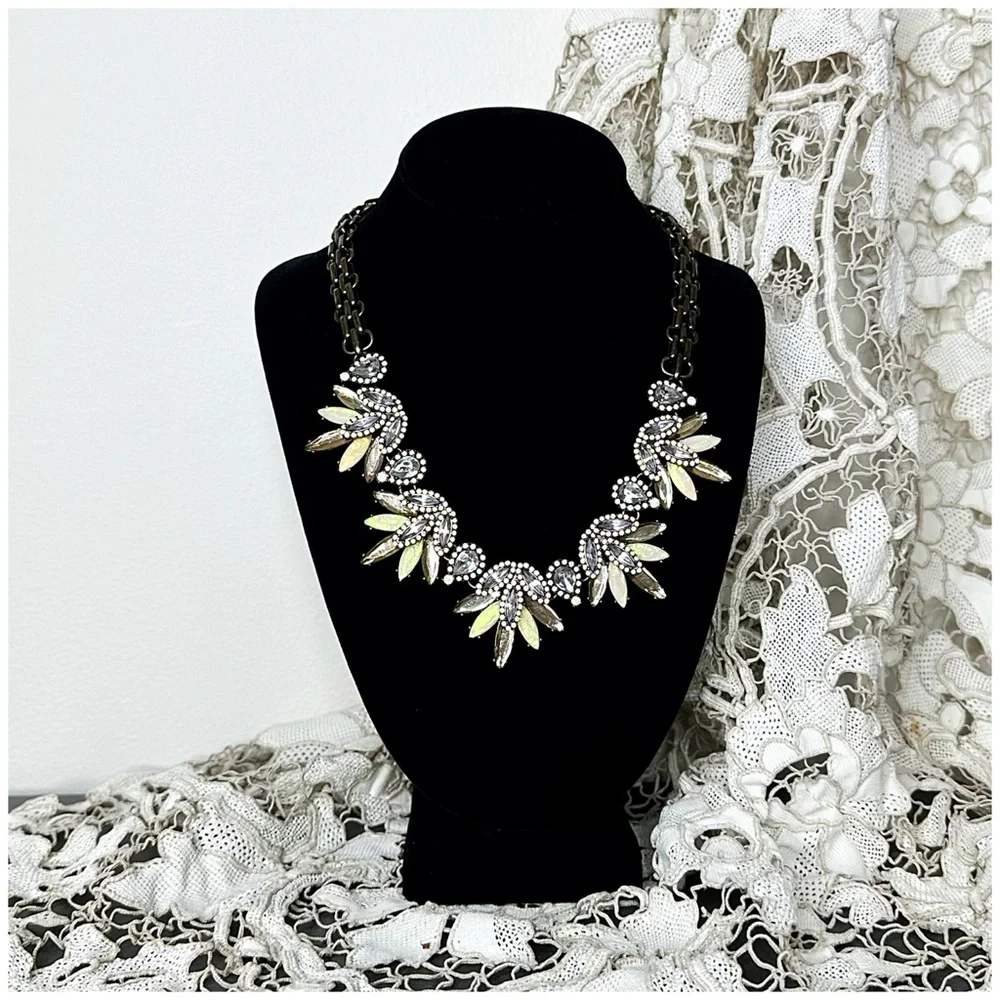 Anthro “Lavande Bib Necklace” by BaubleBar - Picture 1 of 10